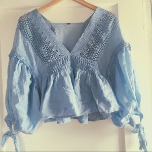 Free People Victorian Blouse